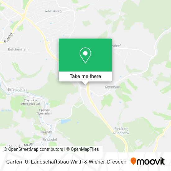 Карта Garten- U. Landschaftsbau Wirth & Wiener