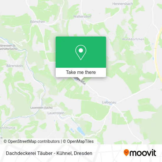 Карта Dachdeckerei Täuber - Kühnel
