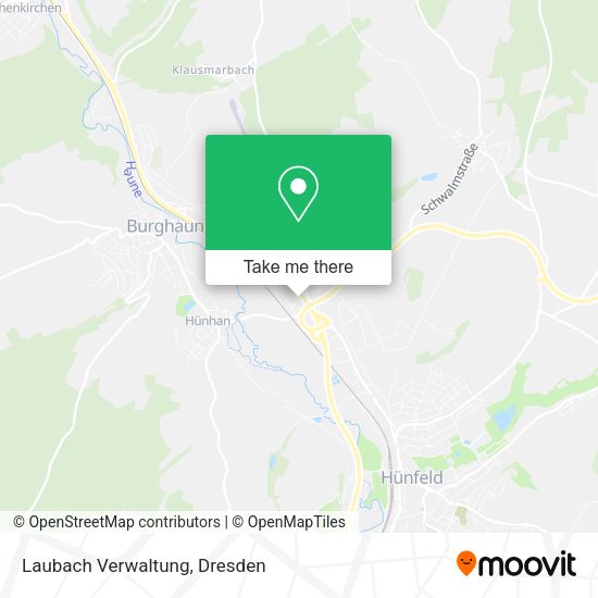 Карта Laubach Verwaltung