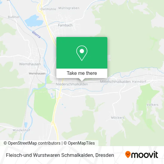Карта Fleisch-und Wurstwaren Schmalkalden