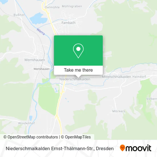 Карта Niederschmalkalden Ernst-Thälmann-Str.