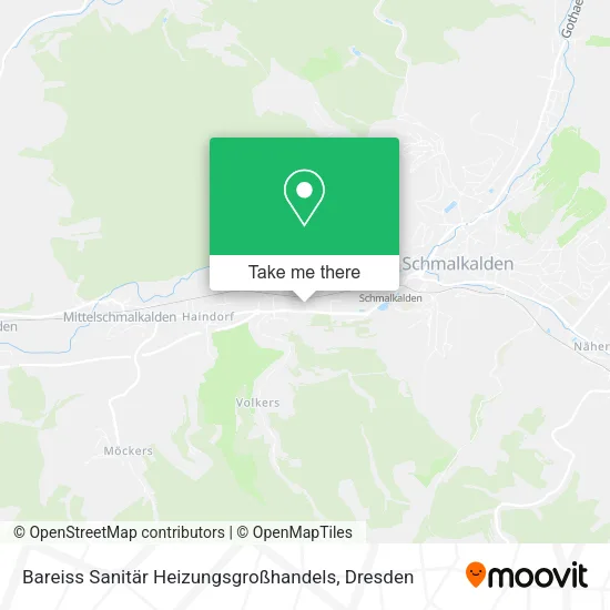 Карта Bareiss Sanitär Heizungsgroßhandels
