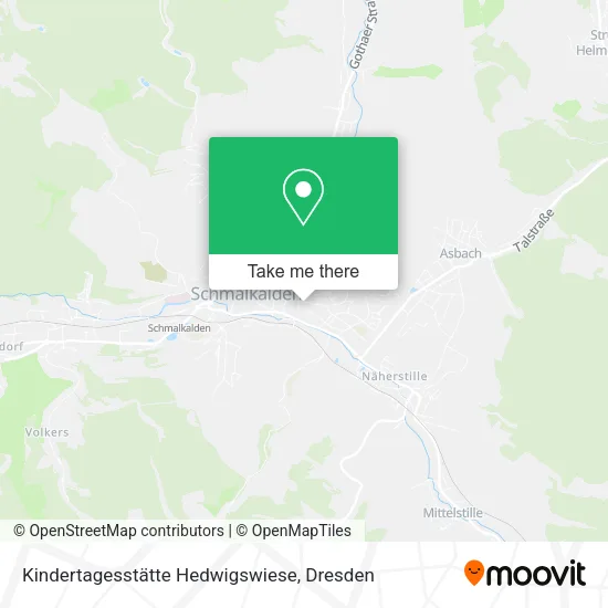 Kindertagesstätte Hedwigswiese map