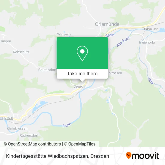 Карта Kindertagesstätte Wiedbachspatzen