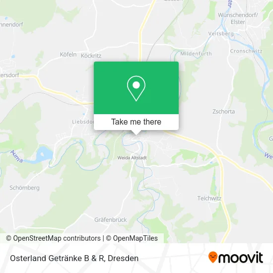 Карта Osterland Getränke B & R