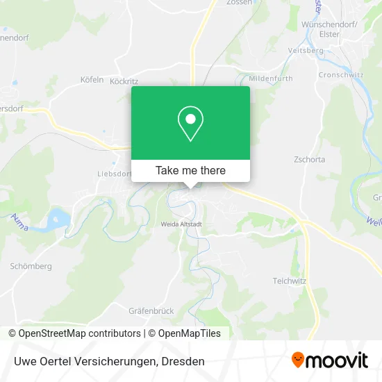 Карта Uwe Oertel Versicherungen
