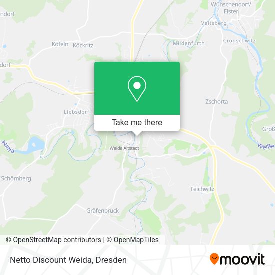 Карта Netto Discount Weida