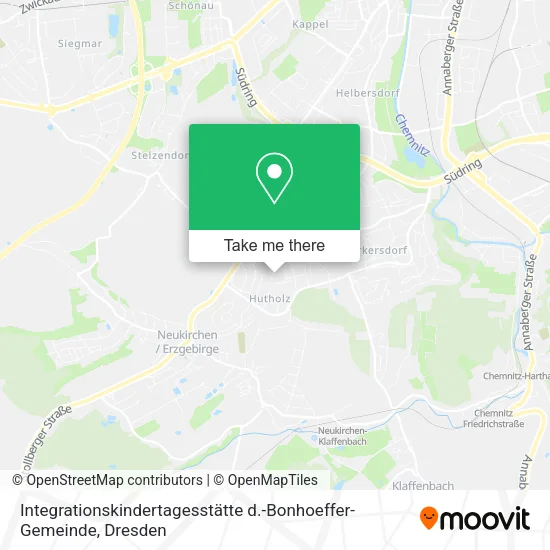 Карта Integrationskindertagesstätte d.-Bonhoeffer-Gemeinde