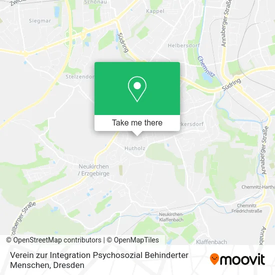 Карта Verein zur Integration Psychosozial Behinderter Menschen