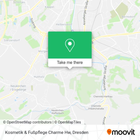 Карта Kosmetik & Fußpflege Charme Hw