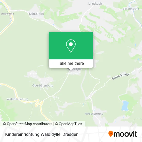 Карта Kindereinrichtung Waldidylle