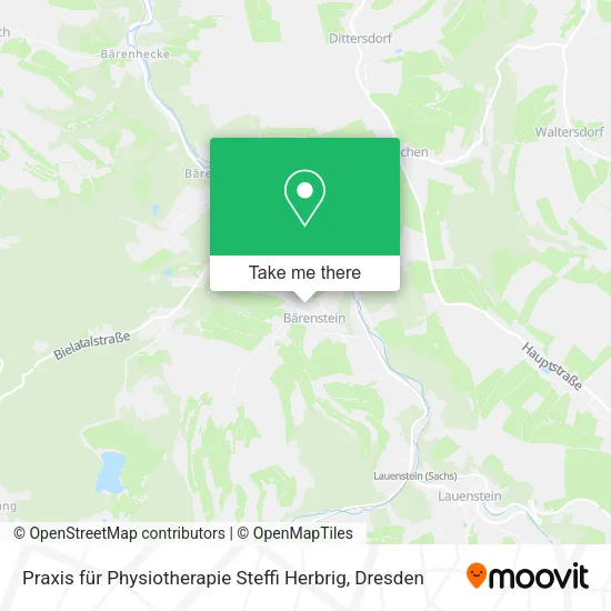 Карта Praxis für Physiotherapie Steffi Herbrig