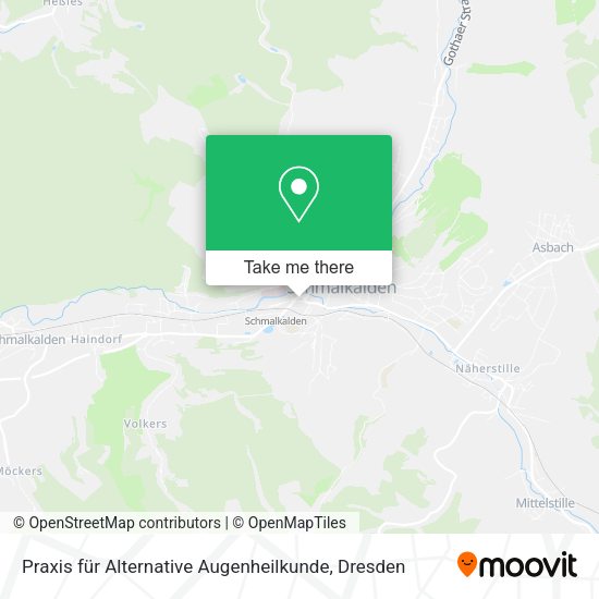 Карта Praxis für Alternative Augenheilkunde