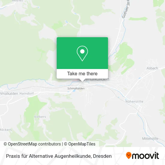 Карта Praxis für Alternative Augenheilkunde
