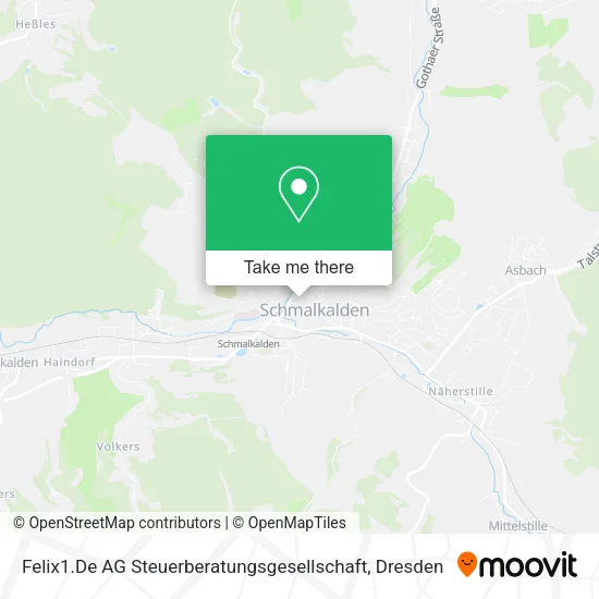 Карта Felix1.De AG Steuerberatungsgesellschaft