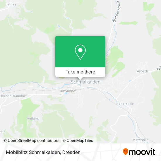 Карта Mobilblitz Schmalkalden