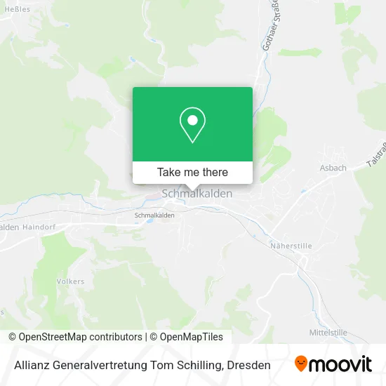 Карта Allianz Generalvertretung Tom Schilling