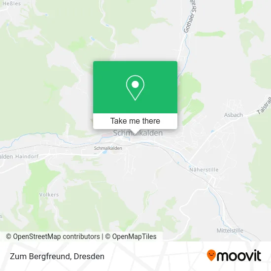 Карта Zum Bergfreund