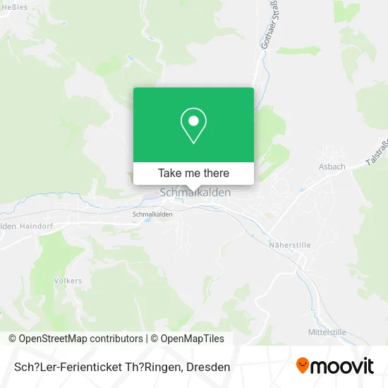 Карта Sch?Ler-Ferienticket Th?Ringen