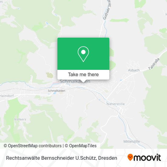 Карта Rechtsanwälte Bernschneider U.Schütz