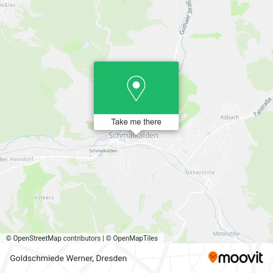 Карта Goldschmiede Werner