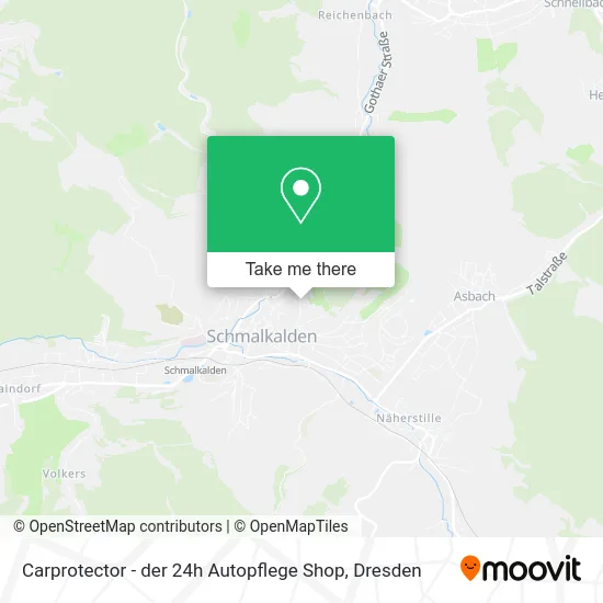 Карта Carprotector - der 24h Autopflege Shop