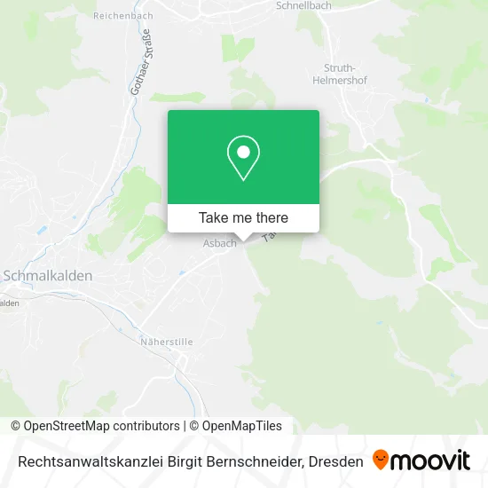 Карта Rechtsanwaltskanzlei Birgit Bernschneider