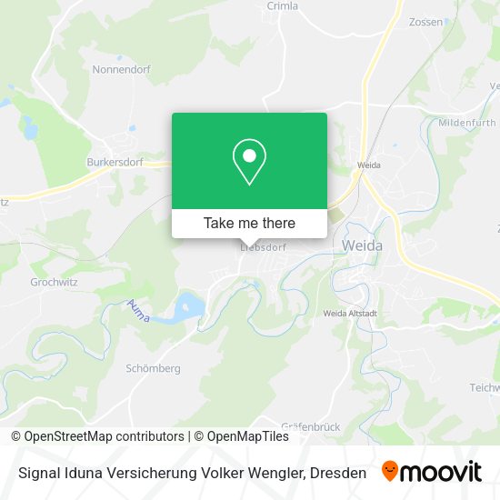 Карта Signal Iduna Versicherung Volker Wengler