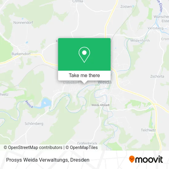 Карта Prosys Weida Verwaltungs