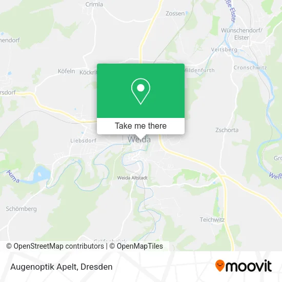 Карта Augenoptik Apelt