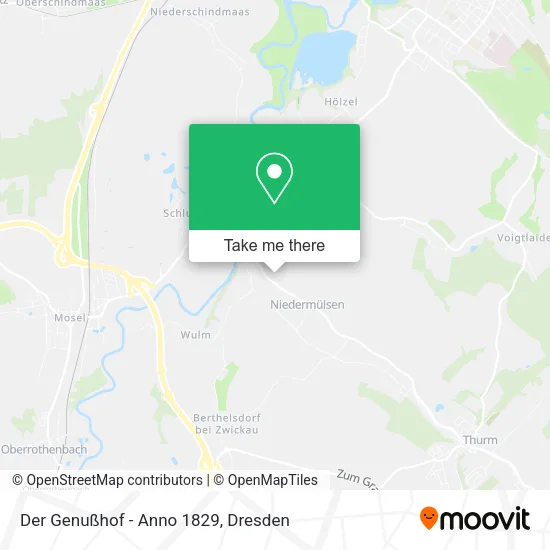 Карта Der Genußhof - Anno 1829