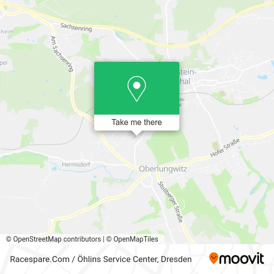 Racespare.Com / Öhlins Service Center map