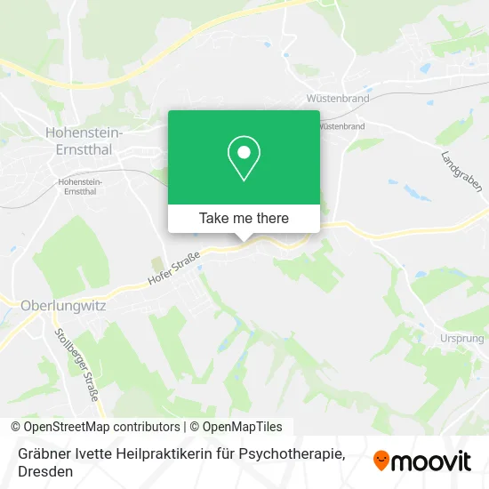 Карта Gräbner Ivette Heilpraktikerin für Psychotherapie