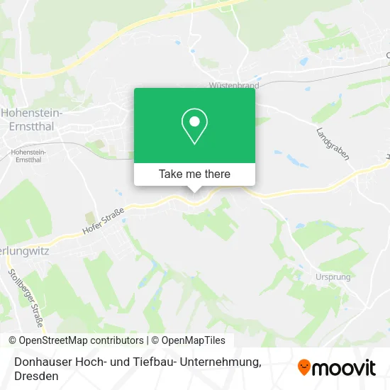 Карта Donhauser Hoch- und Tiefbau- Unternehmung