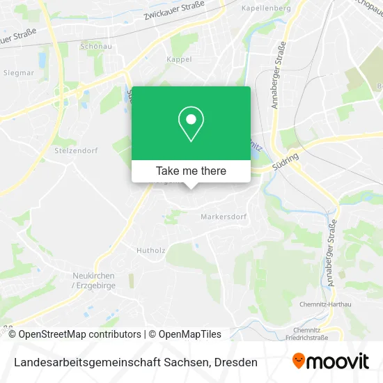 Карта Landesarbeitsgemeinschaft Sachsen