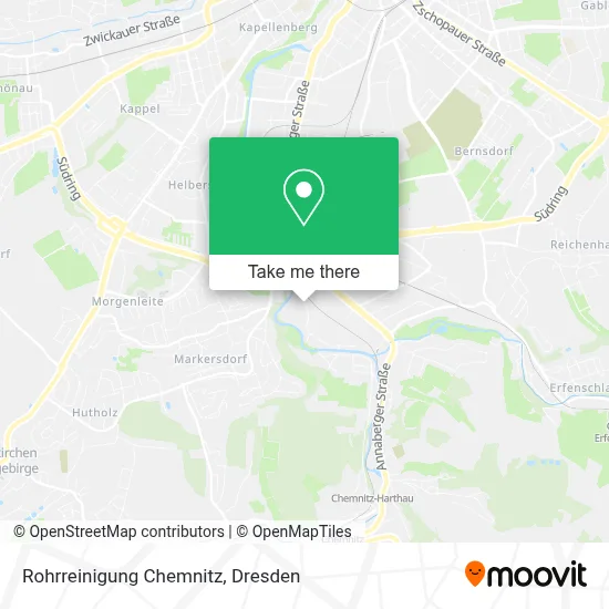 Rohrreinigung Chemnitz map