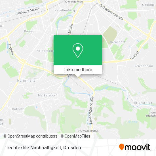 Карта Techtextile Nachhaltigkeit
