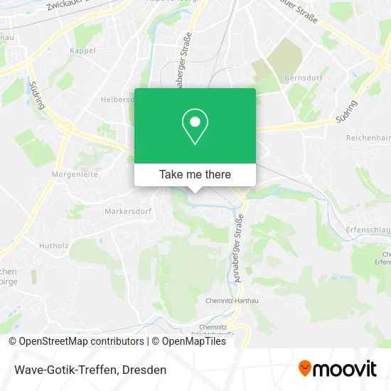 Карта Wave-Gotik-Treffen