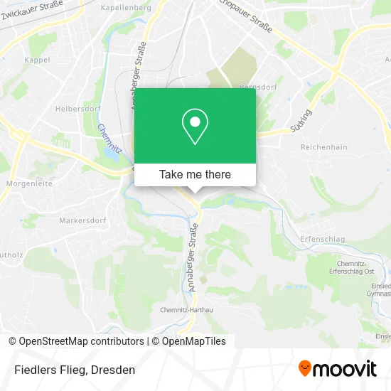 Карта Fiedlers Flieg
