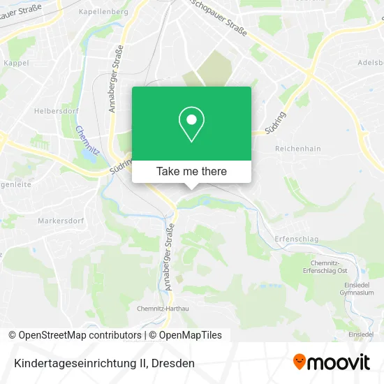 Карта Kindertageseinrichtung II