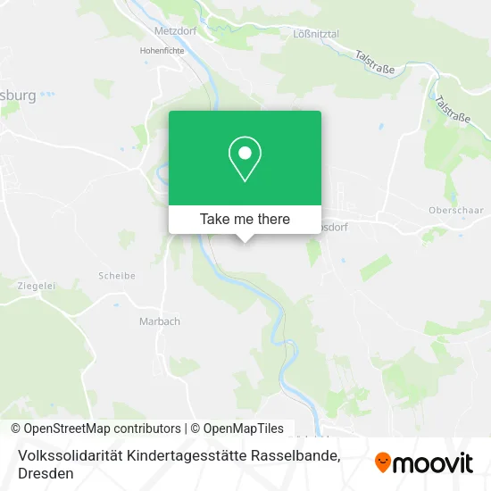 Карта Volkssolidarität Kindertagesstätte Rasselbande