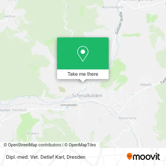 Карта Dipl.-med. Vet. Detlef Karl