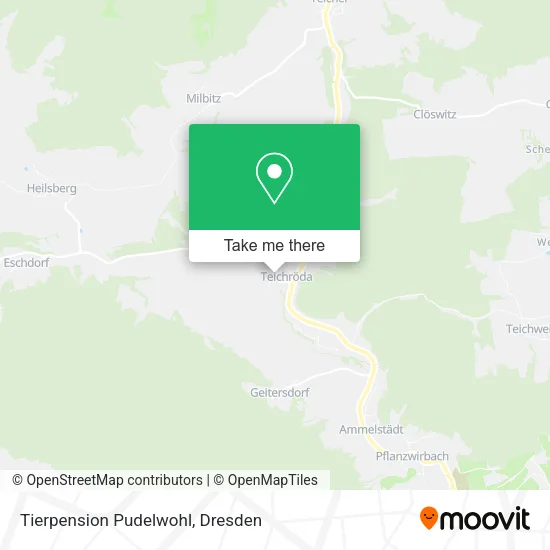 Карта Tierpension Pudelwohl