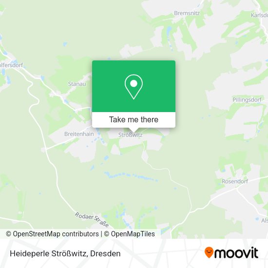 Карта Heideperle Strößwitz