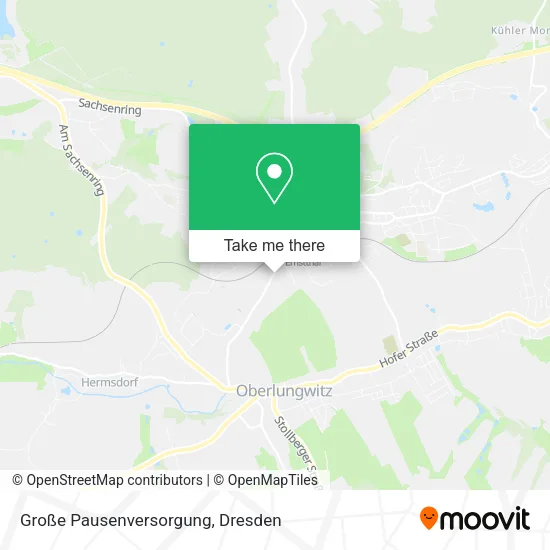Карта Große Pausenversorgung