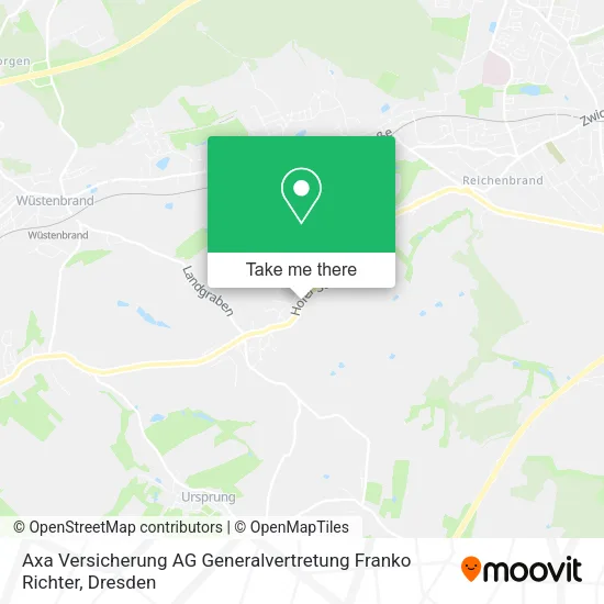 Карта Axa Versicherung AG Generalvertretung Franko Richter