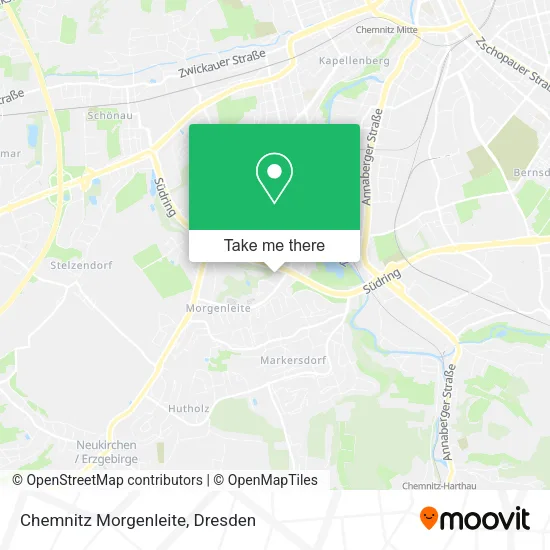 Карта Chemnitz Morgenleite