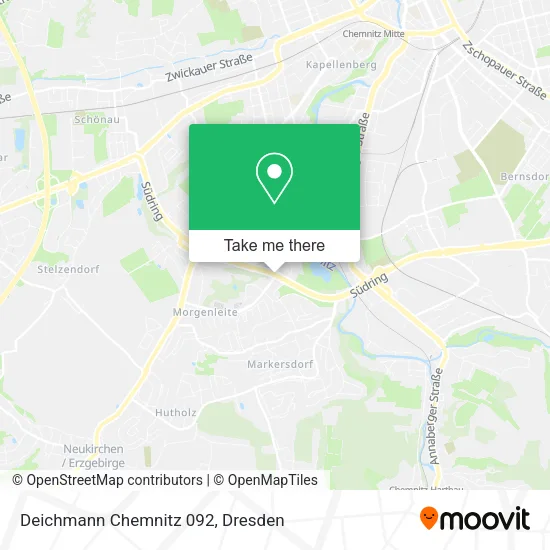 Карта Deichmann Chemnitz 092