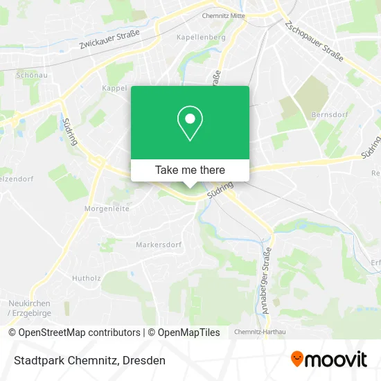 Карта Stadtpark Chemnitz
