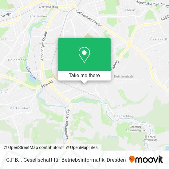 Карта G.F.B.i. Gesellschaft für Betriebsinformatik